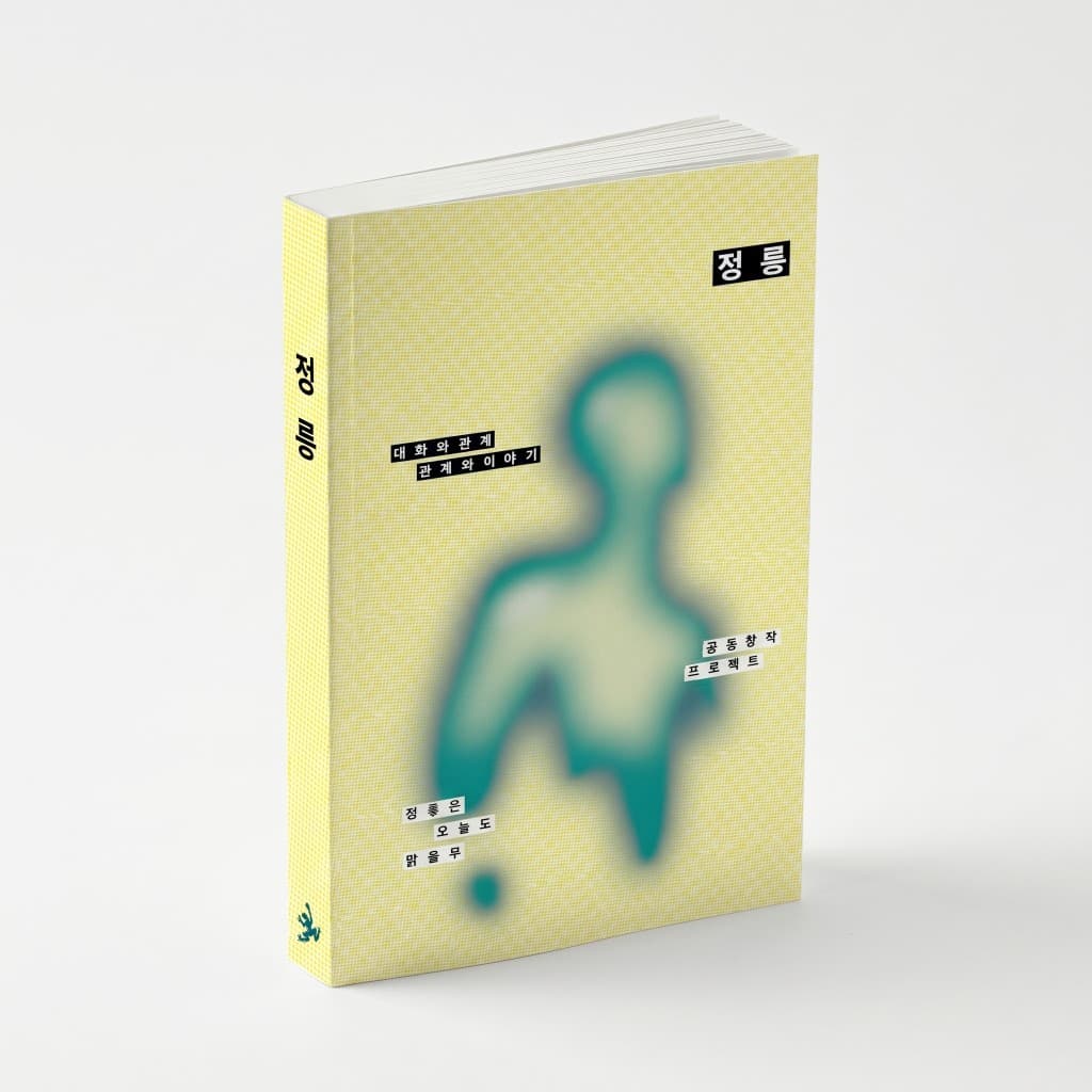 『정릉은 오늘도 맑을무』 책 목업